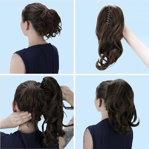 PRETTYSHOP Voluminöses Haarteil Hair Piece Pferdeschwanz Zopf Ponytail - 4