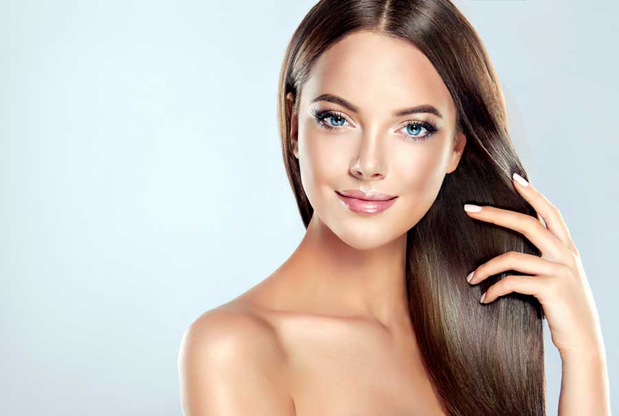 Lange glatte Haare (depositphotos.com Lange glatte Haare (depositphotos.com